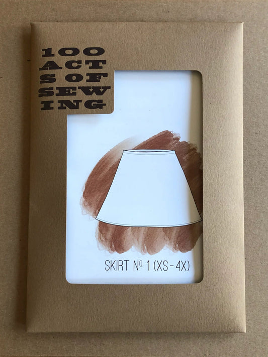 Skirt No. 1 Pattern - 100 Acts of Sewing - homesewn