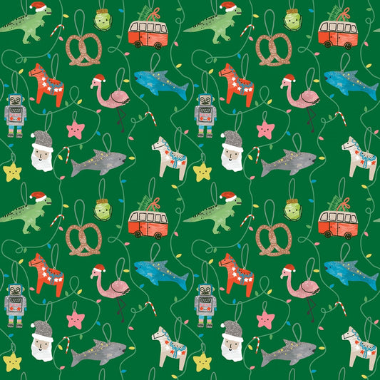 Sleighin It - Fir - Cat's Pajamas - homesewn