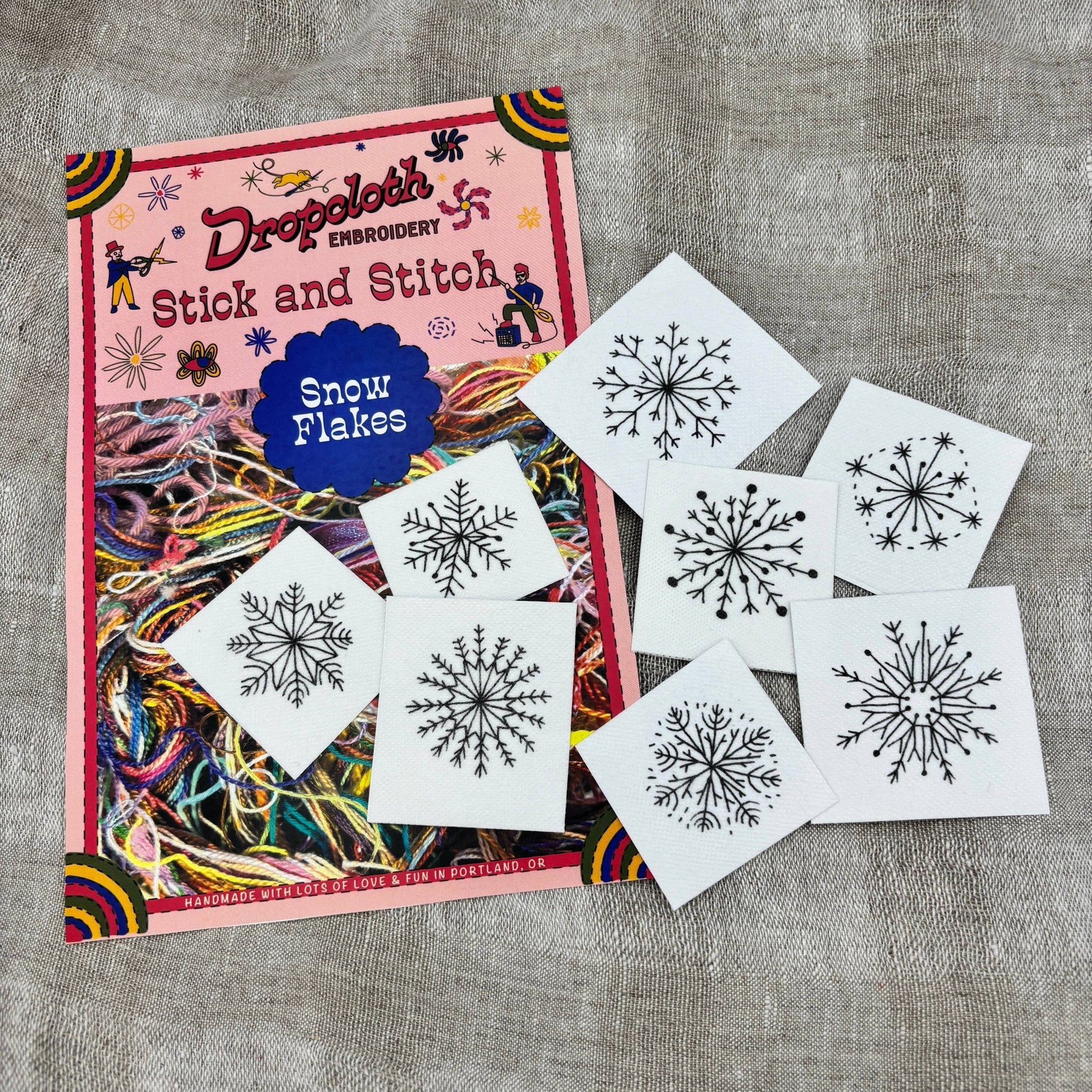 Snowflake Stick and Stitch Collection - homesewn