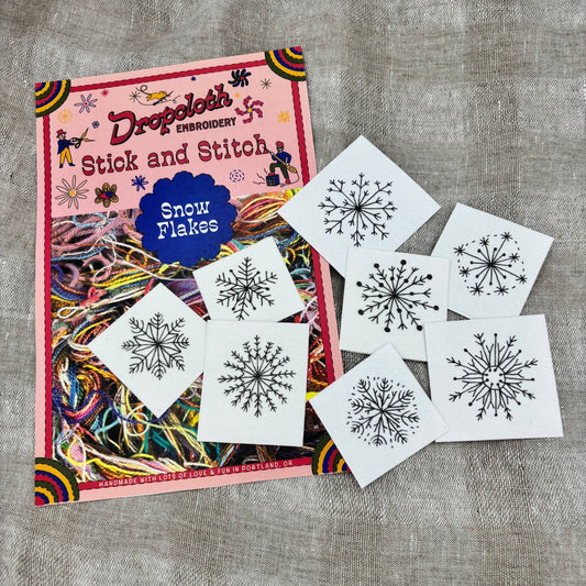 Snowflake Stick and Stitch Collection - homesewn
