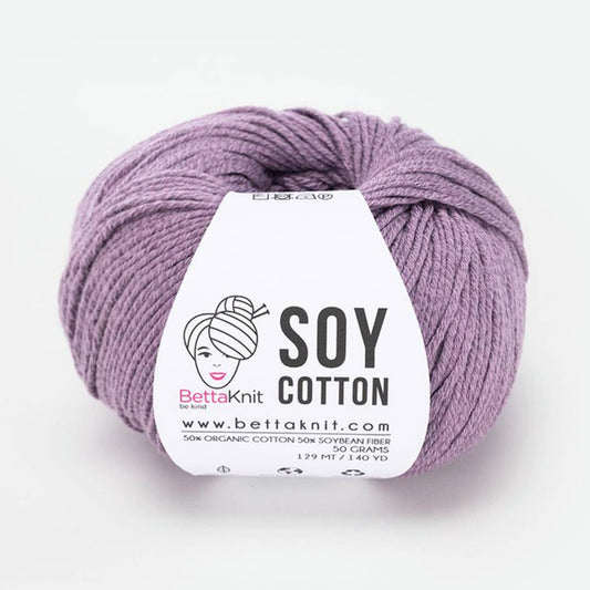 Soy Cotton - Mauve - homesewn