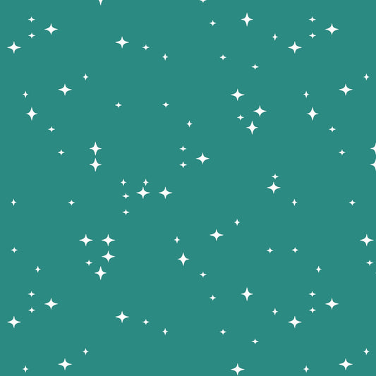 Sparkle Bright - Turquoise - Jolly Tidings - homesewn