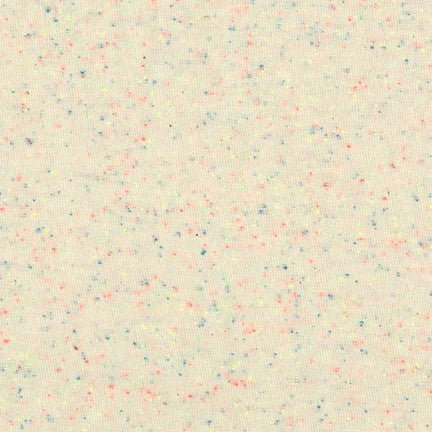 Speckle Cotton Jersey KNIT 58" Wide - Cream - homesewn