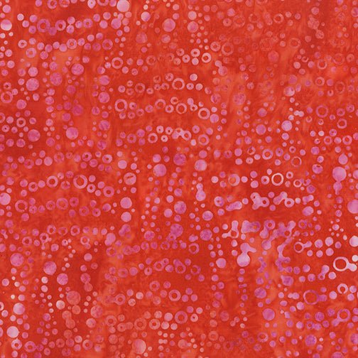 Splash - Red - Jacqueline De Jonge Batik - homesewn