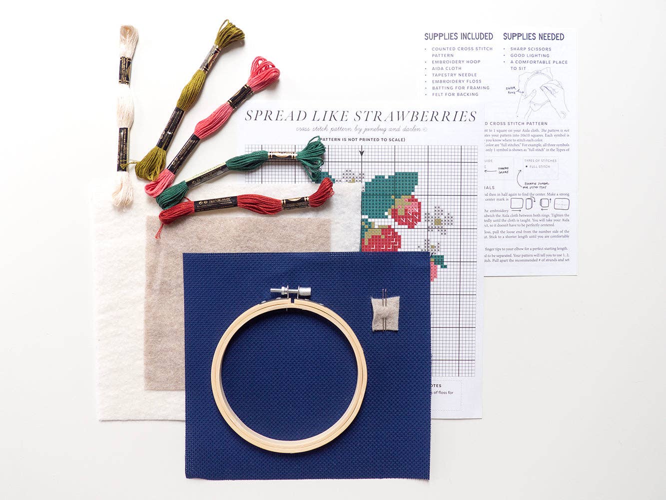 Spread Like Strawberries Kit - homesewn