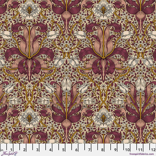 Spring Thicket - Barbed Berry - William Morris Lodden QUILTING COTTON/POPLIN - homesewn