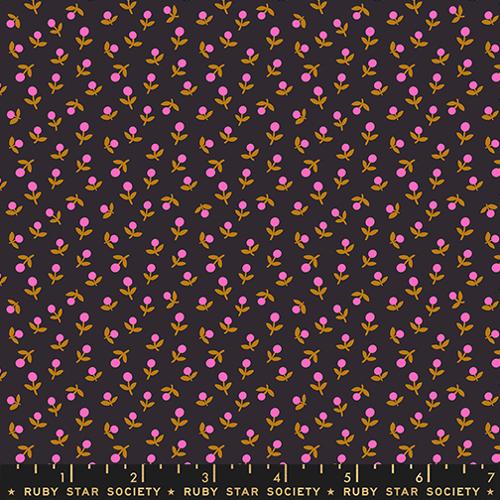 Sprout - Black - Catnap QUILTING COTTON/POPLIN - homesewn