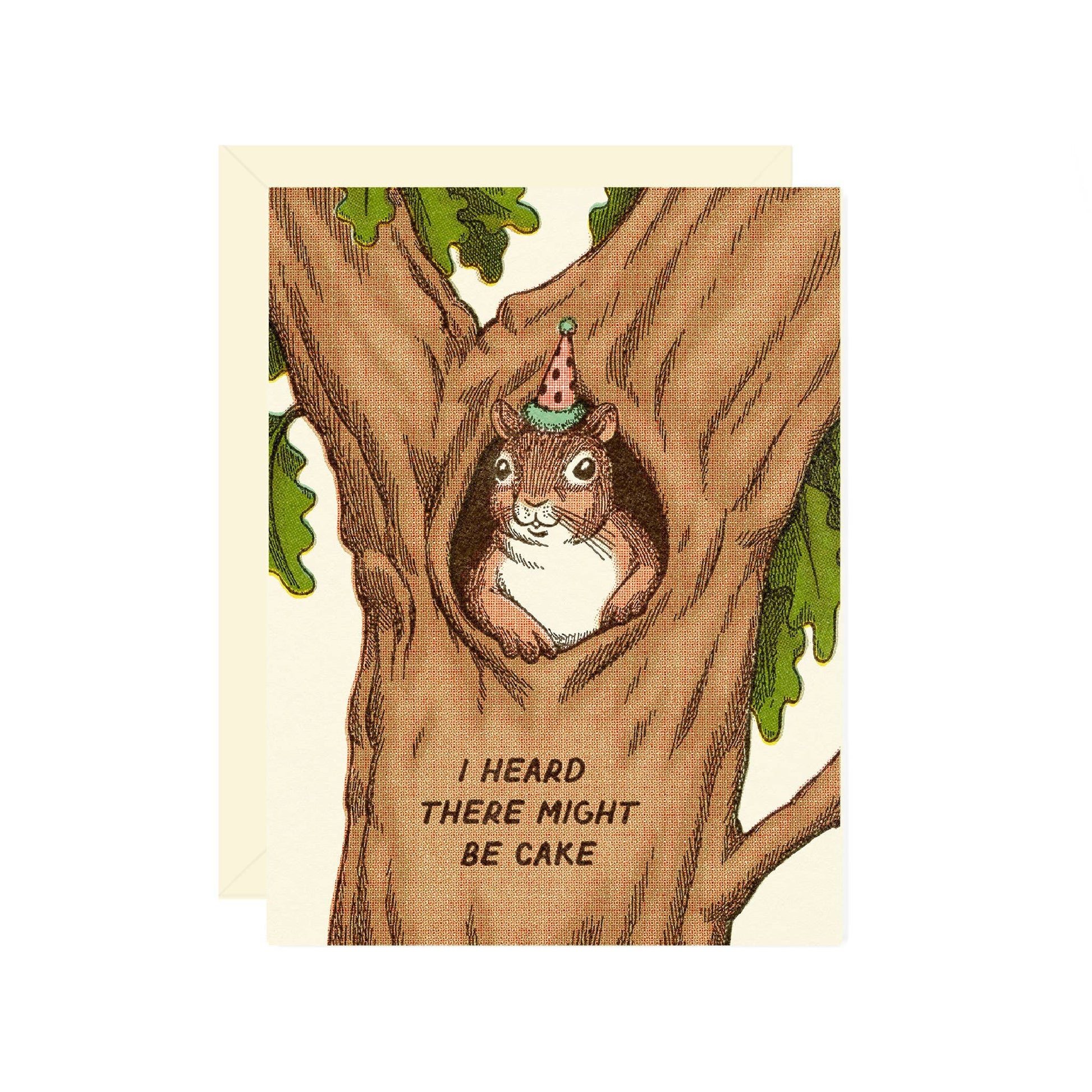 Squirrel Birthday Card - homesewn