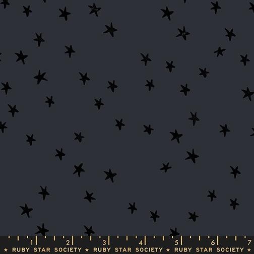 Starry - New Charcoal - QUILTING COTTON/POPLIN - homesewn
