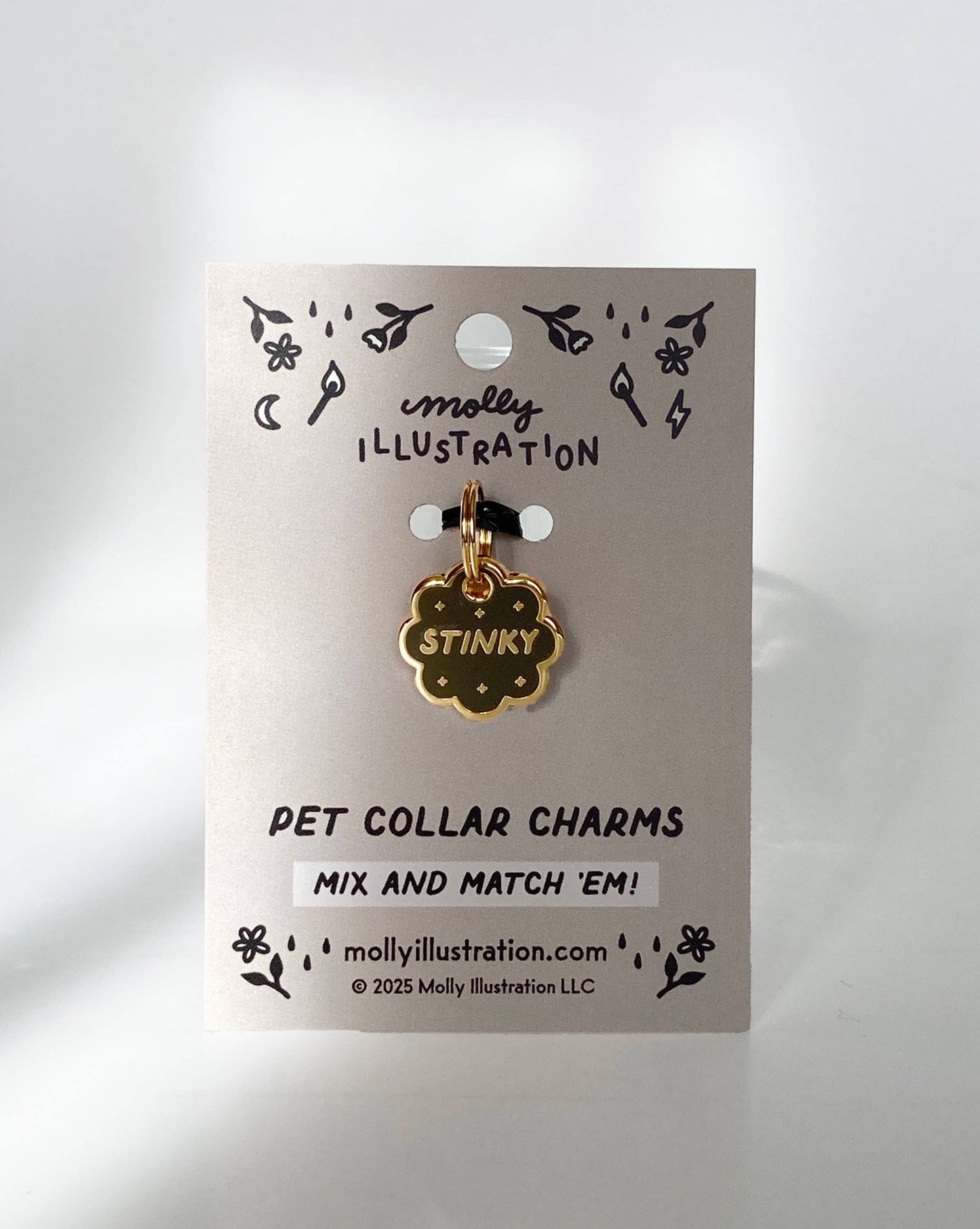 Stinky Pet Collar Charm - homesewn