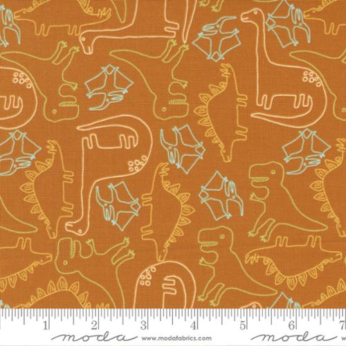 Stomp Stomp Roar Lava - QUILTING COTTON/POPLIN - homesewn