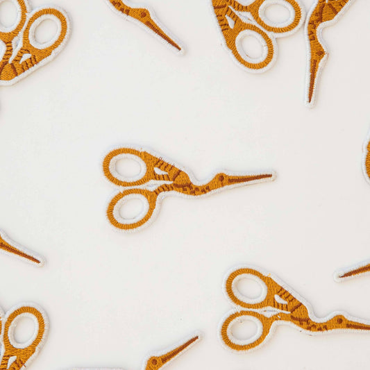 Stork Scissor Iron - On Patch - homesewn