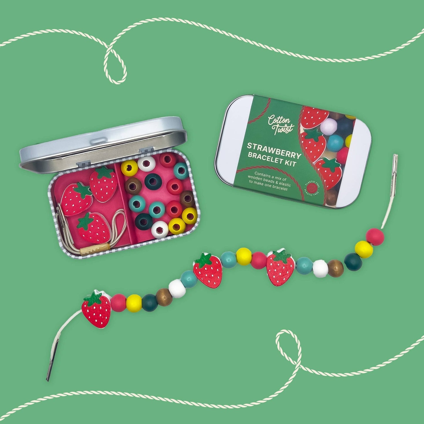 Strawberry Bracelet Gift Kit - homesewn