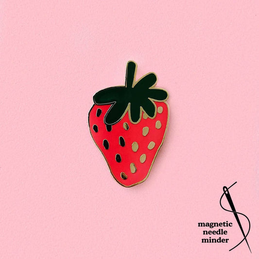 Strawberry Needle Minder - homesewn