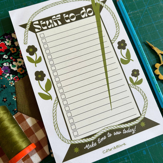 Stuff To - do Notepad - homesewn