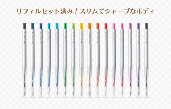 Style Fit Gel Ink Ballpoint Pen Nock Type with refill .38mm - homesewn