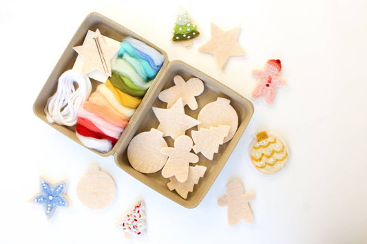 Sugar Cookie Felting Craft Kit - homesewn