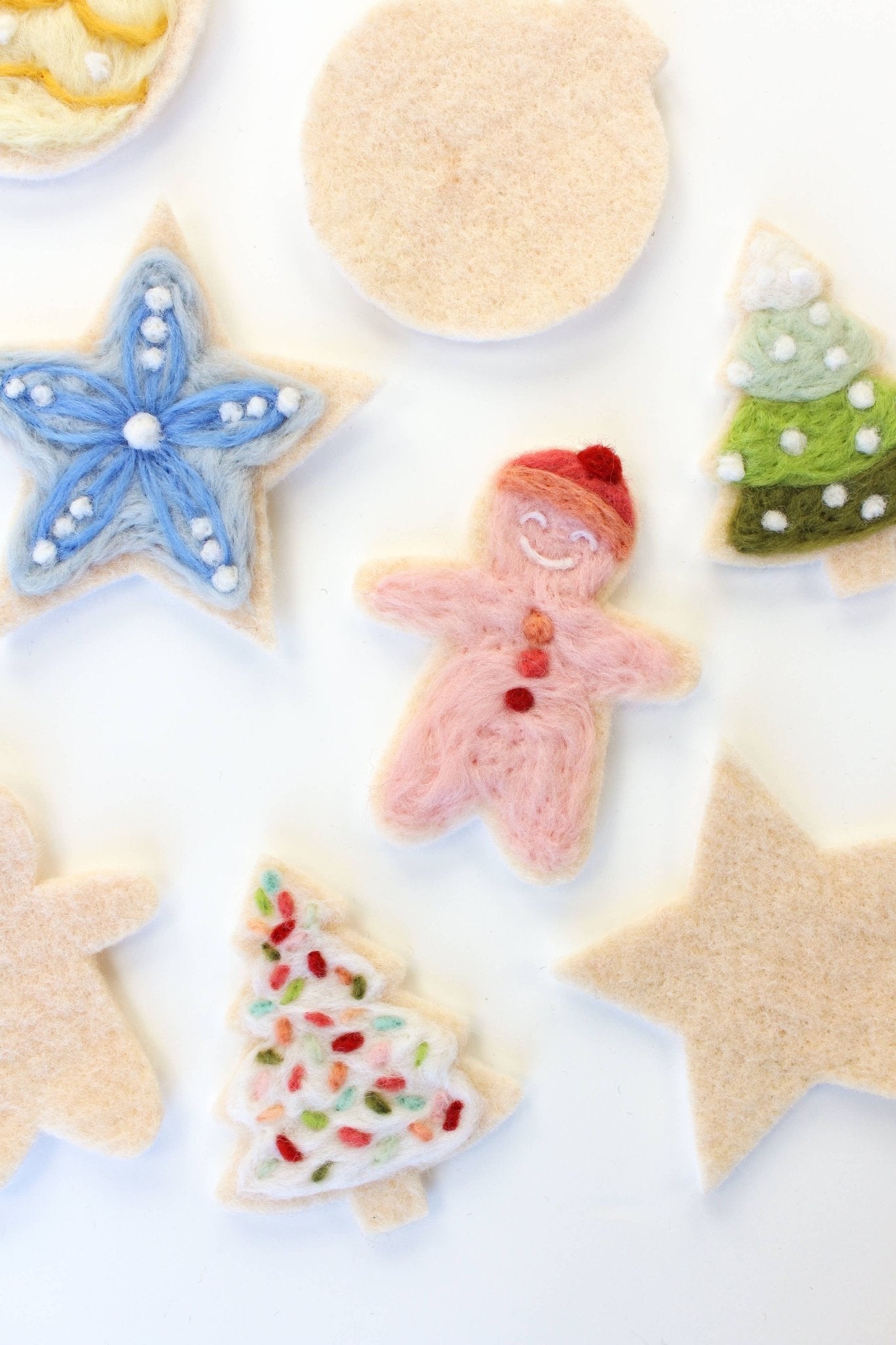 Sugar Cookie Felting Craft Kit - homesewn