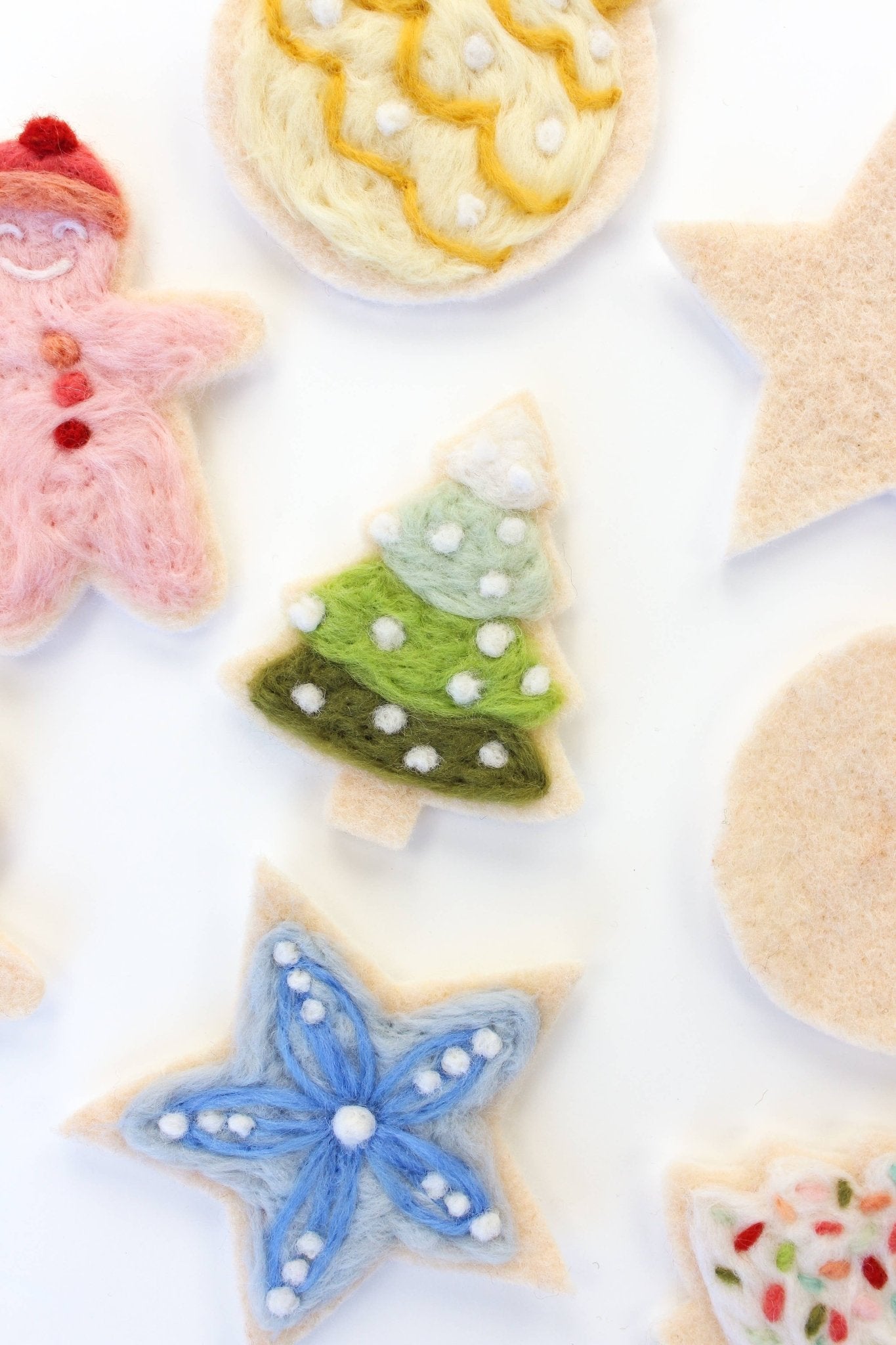 Sugar Cookie Felting Craft Kit - homesewn