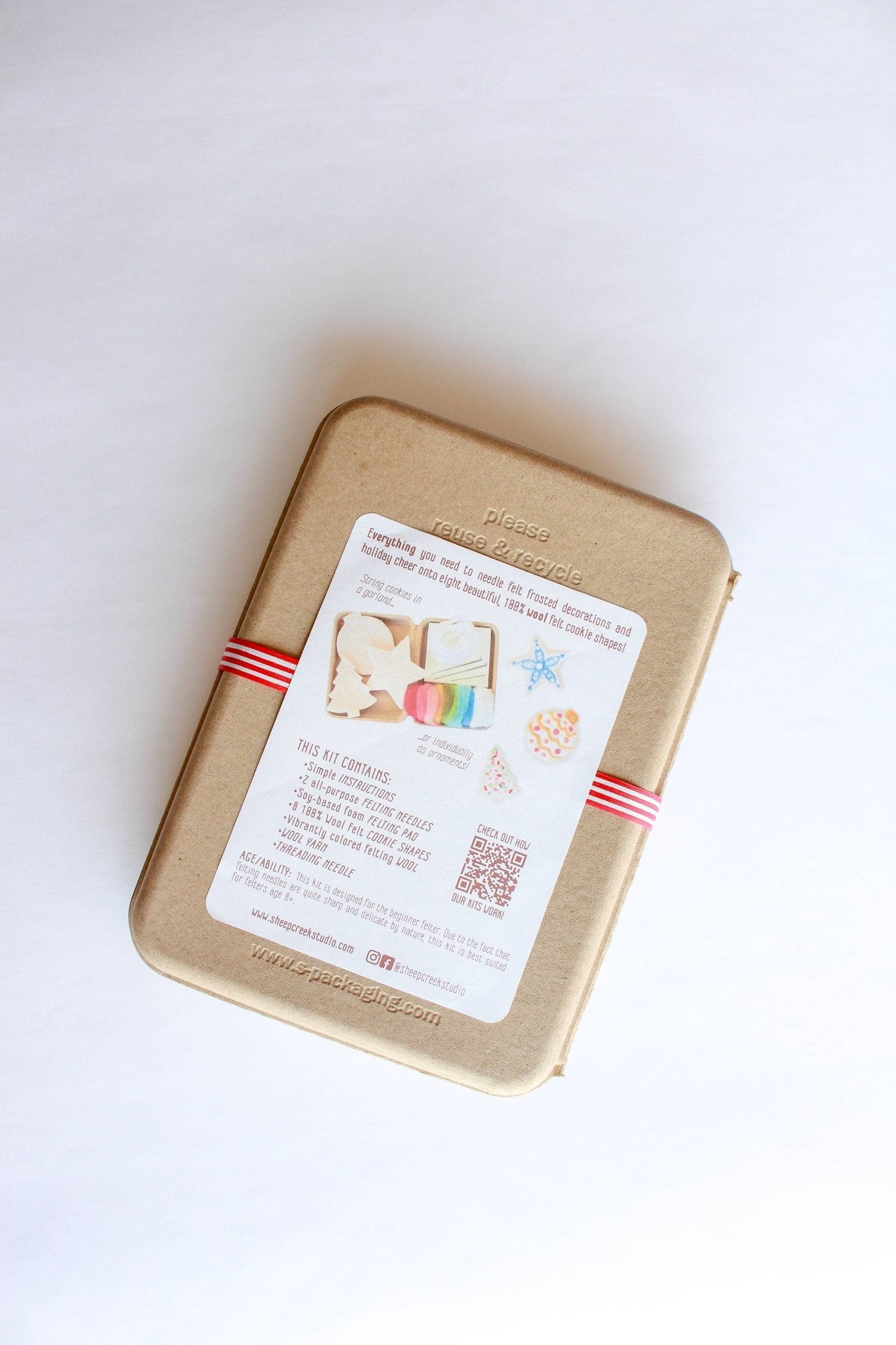 Sugar Cookie Felting Craft Kit - homesewn