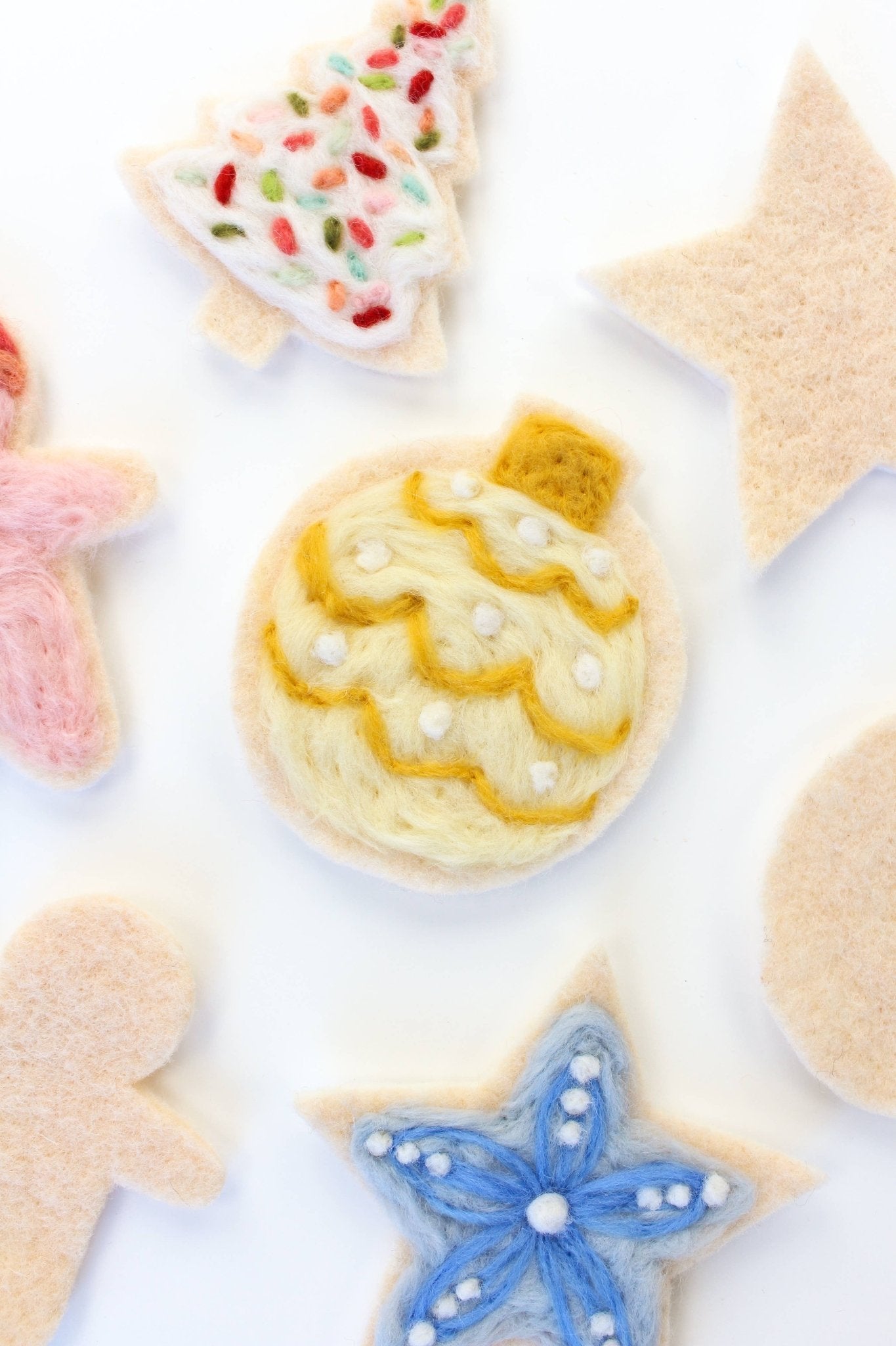Sugar Cookie Felting Craft Kit - homesewn