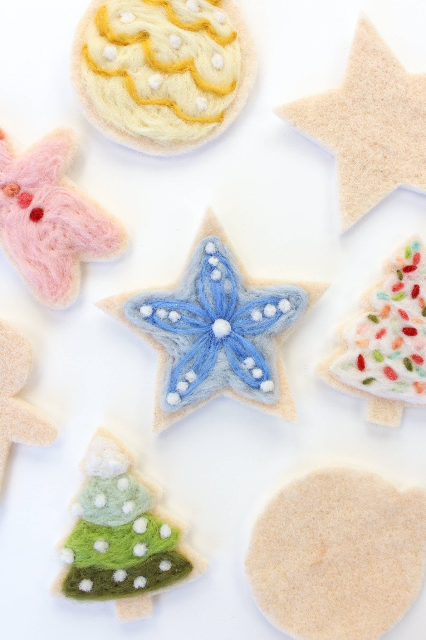 Sugar Cookie Felting Craft Kit - homesewn