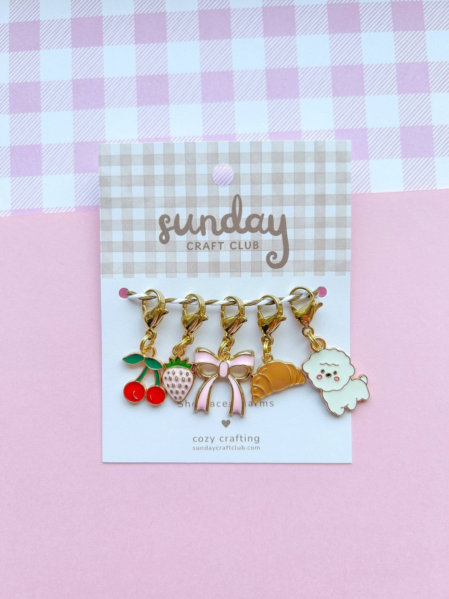 Sunday Market Shoelace Charms, Sneaker Charms, Shoe Accessories - homesewn