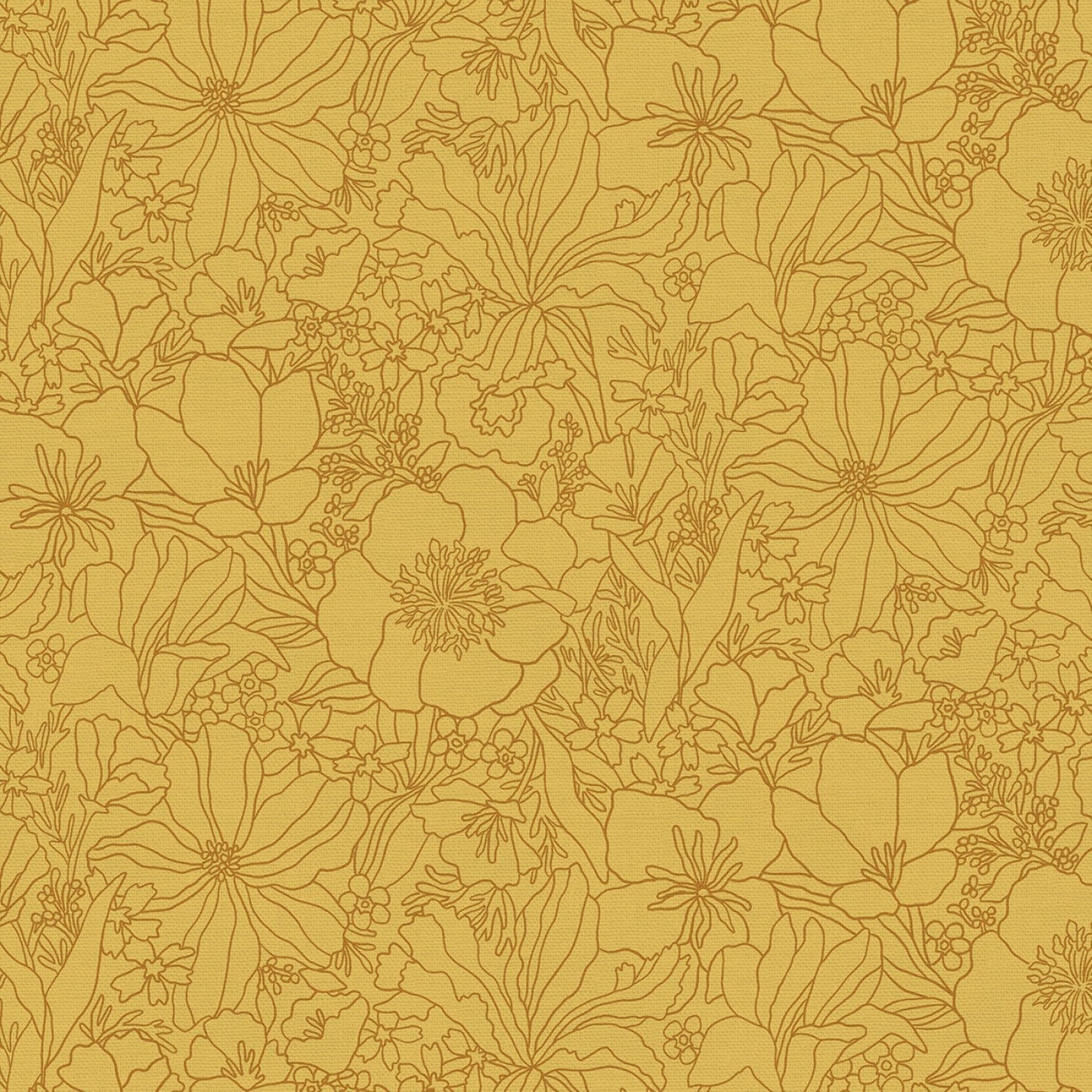 Sunday Morning - Yellow - Cottage Blooms - homesewn