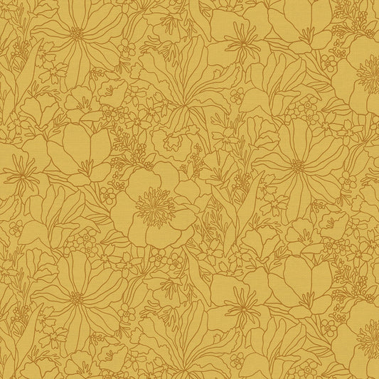Sunday Morning - Yellow - Cottage Blooms - homesewn