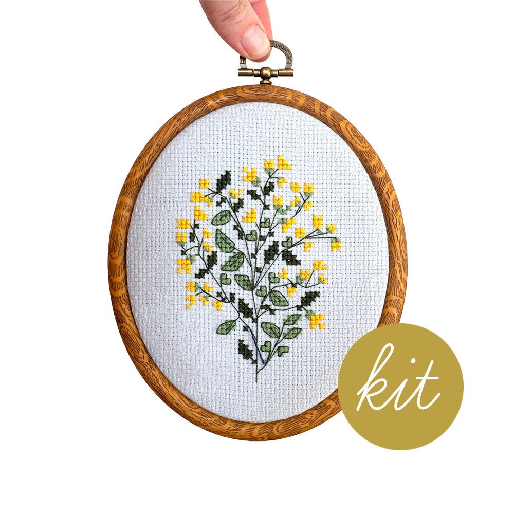 Sunlit Buttercup Cross Stitch Kit - homesewn
