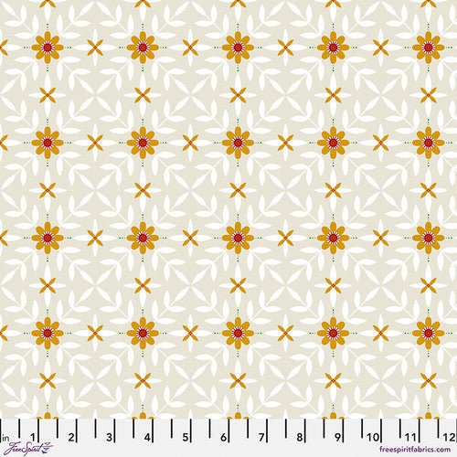 Swan Lattice - Taupe - Cori Dantini 12 Days of Christmas - homesewn