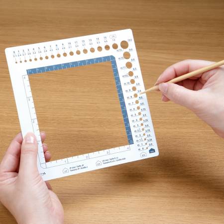 Swatch Ruler & Needle Gauge - homesewn