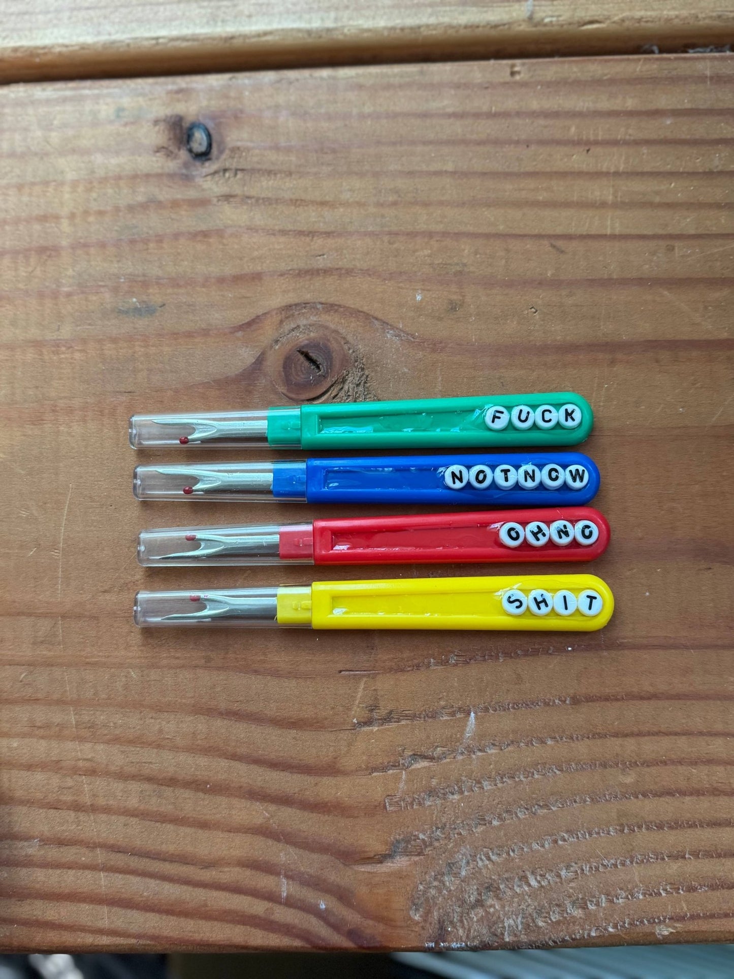 Sweary ( or not so sweary) Seam Rippers - homesewn