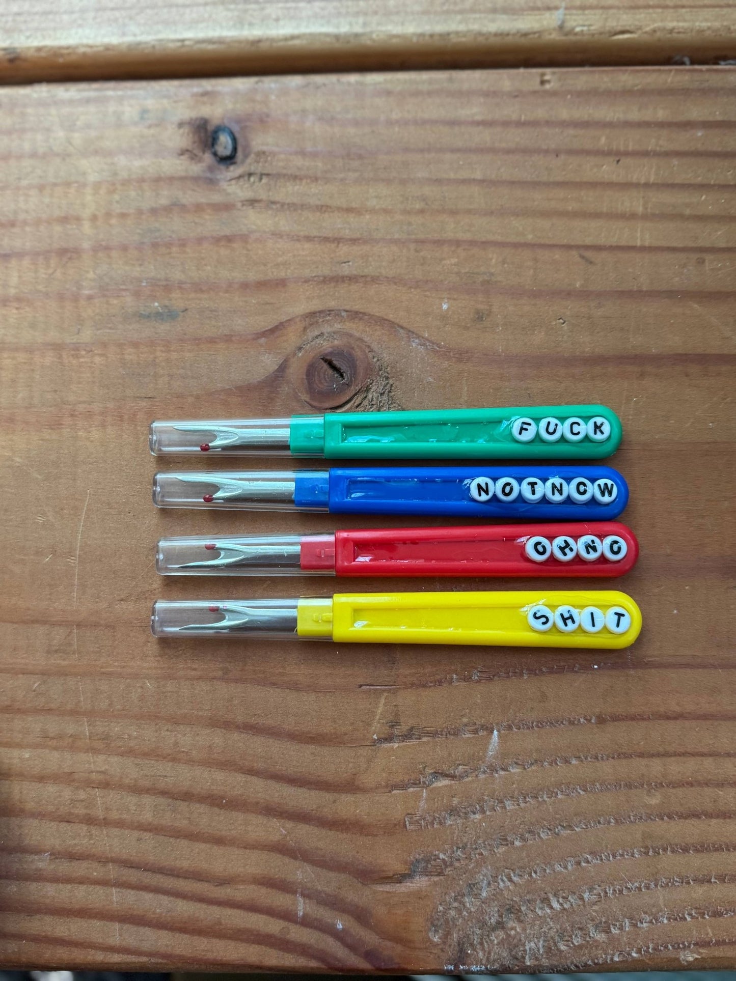 Sweary ( or not so sweary) Seam Rippers - homesewn