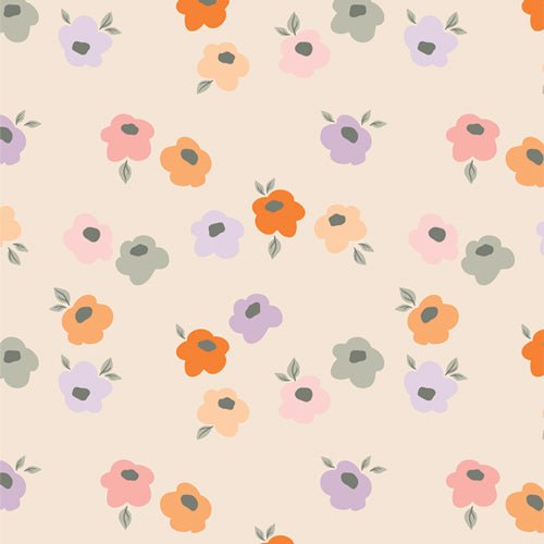 Sweet & Charming - Quilting Cotton - Tangerine - homesewn