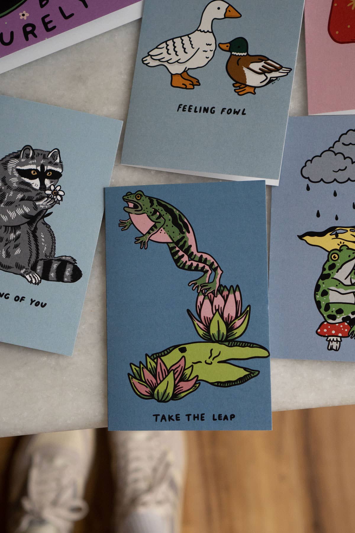 Take The Leap Card - homesewn