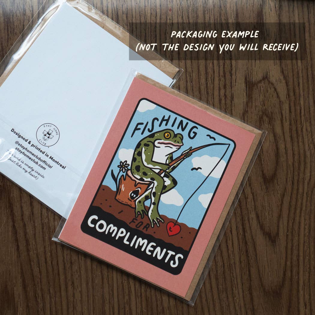 Take The Leap Card - homesewn