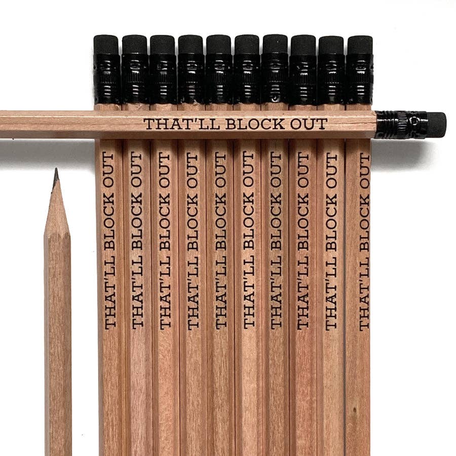 That'll Block Out Pencil - homesewn