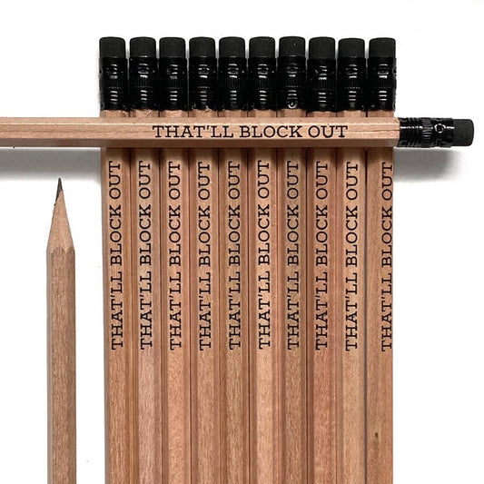 That'll Block Out Pencil - homesewn