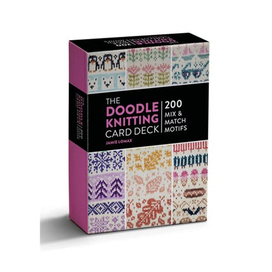 The Doodle Knitting Card Deck - 200 Mix and Match Designs - homesewn