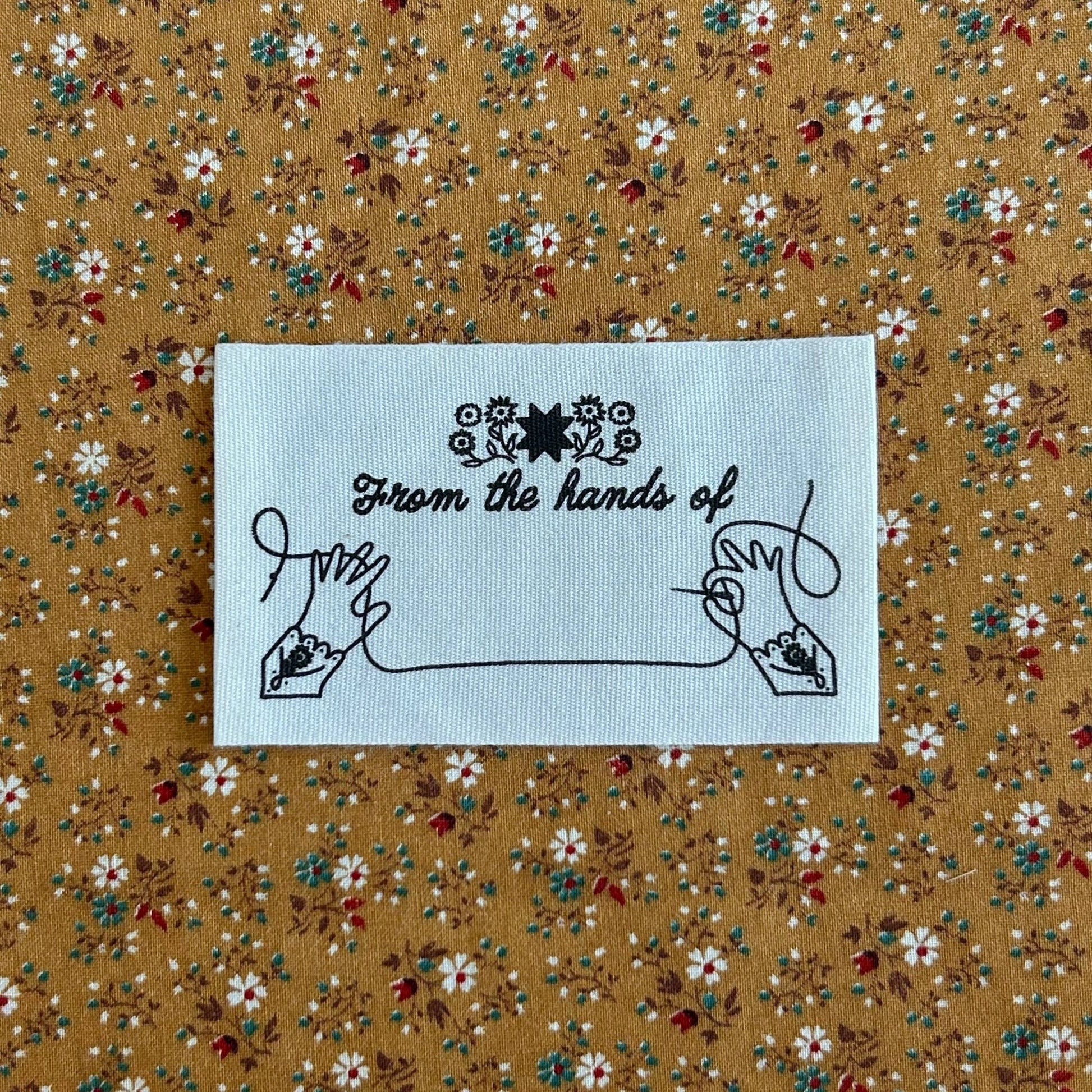 The Hands Quilt Labels - homesewn