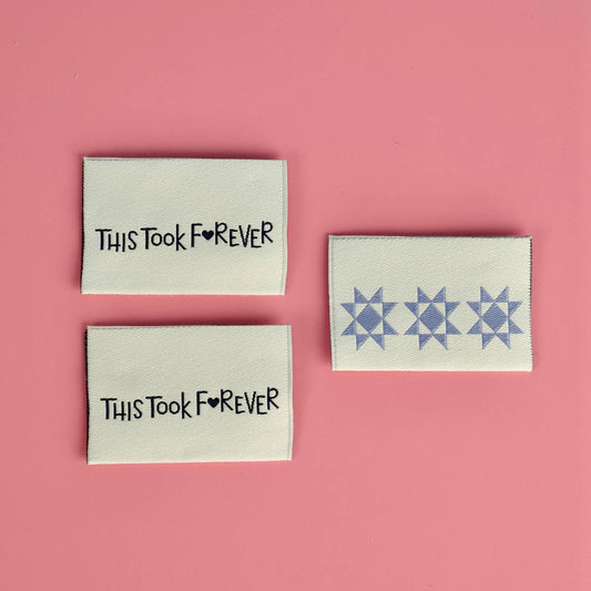 This Took Forever - Designer Sewing Labels - homesewn