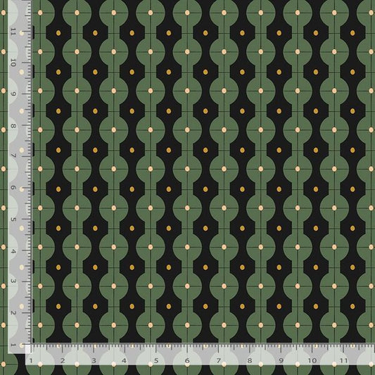 Tiles of Mexico - Green - homesewn