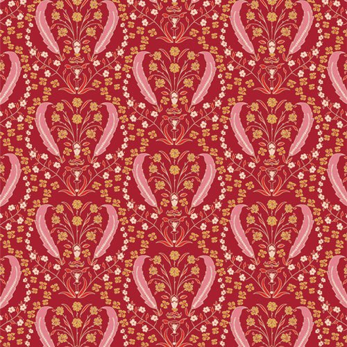 Timeless Dream - Poppy - Fairview Avenue - QUILTING COTTON/POPLIN - homesewn