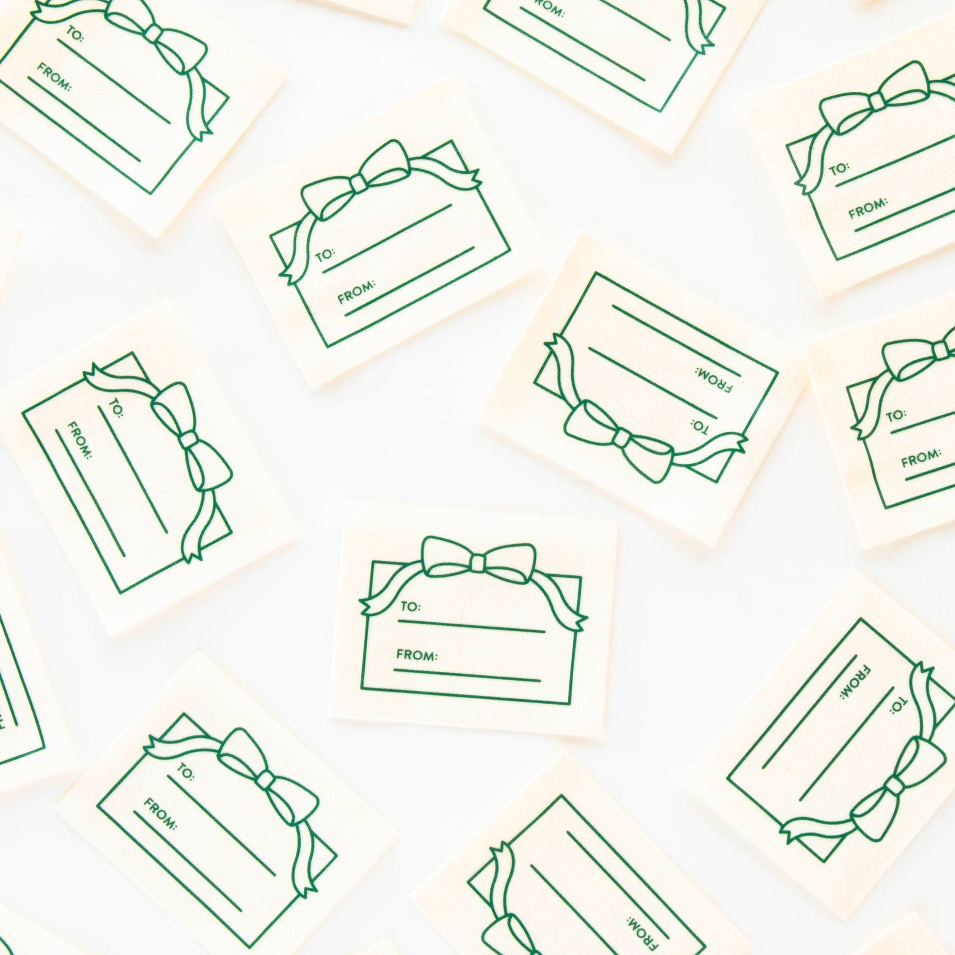 To: From: Gift Organic Cotton Write In Sewing Labels - homesewn