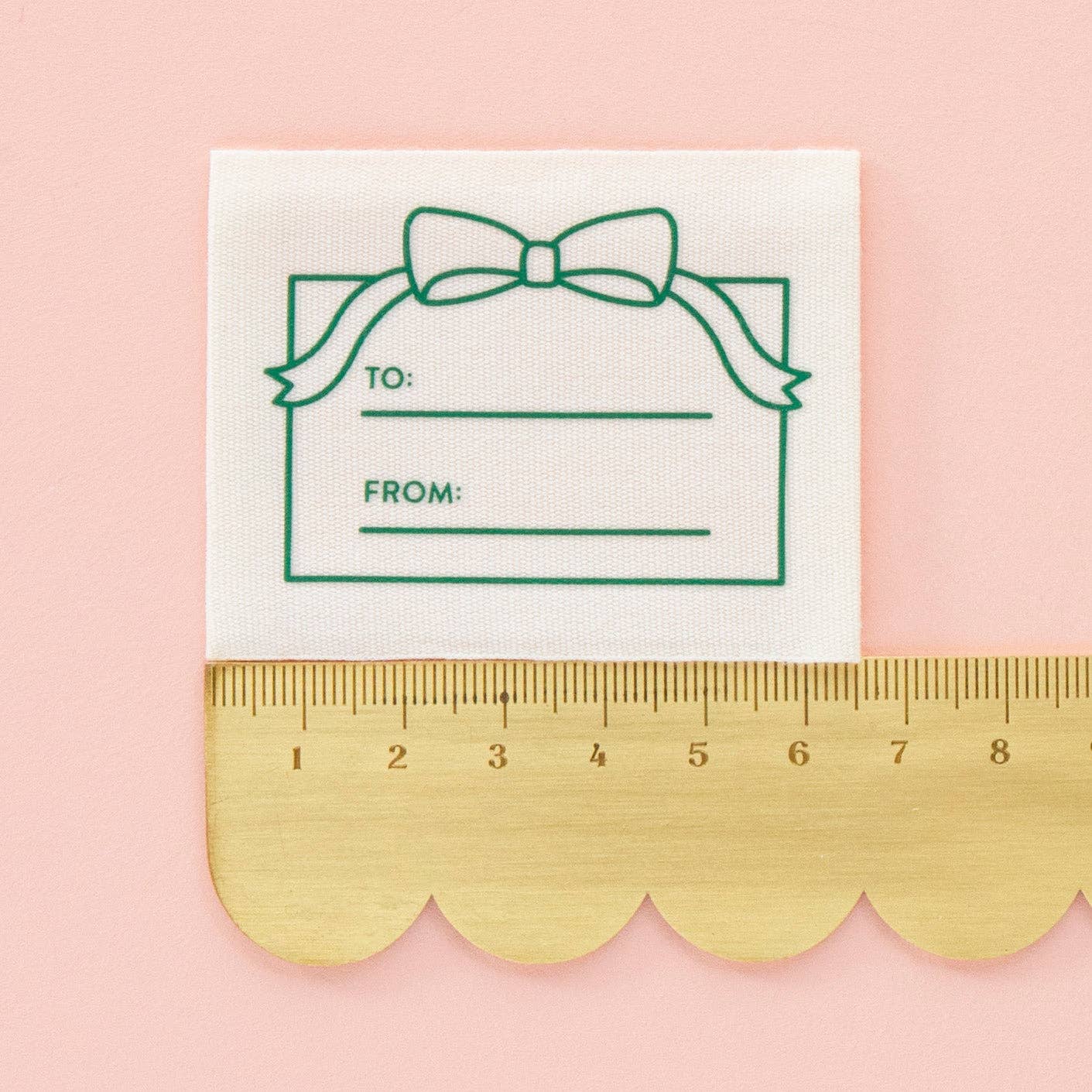 To: From: Gift Organic Cotton Write In Sewing Labels - homesewn