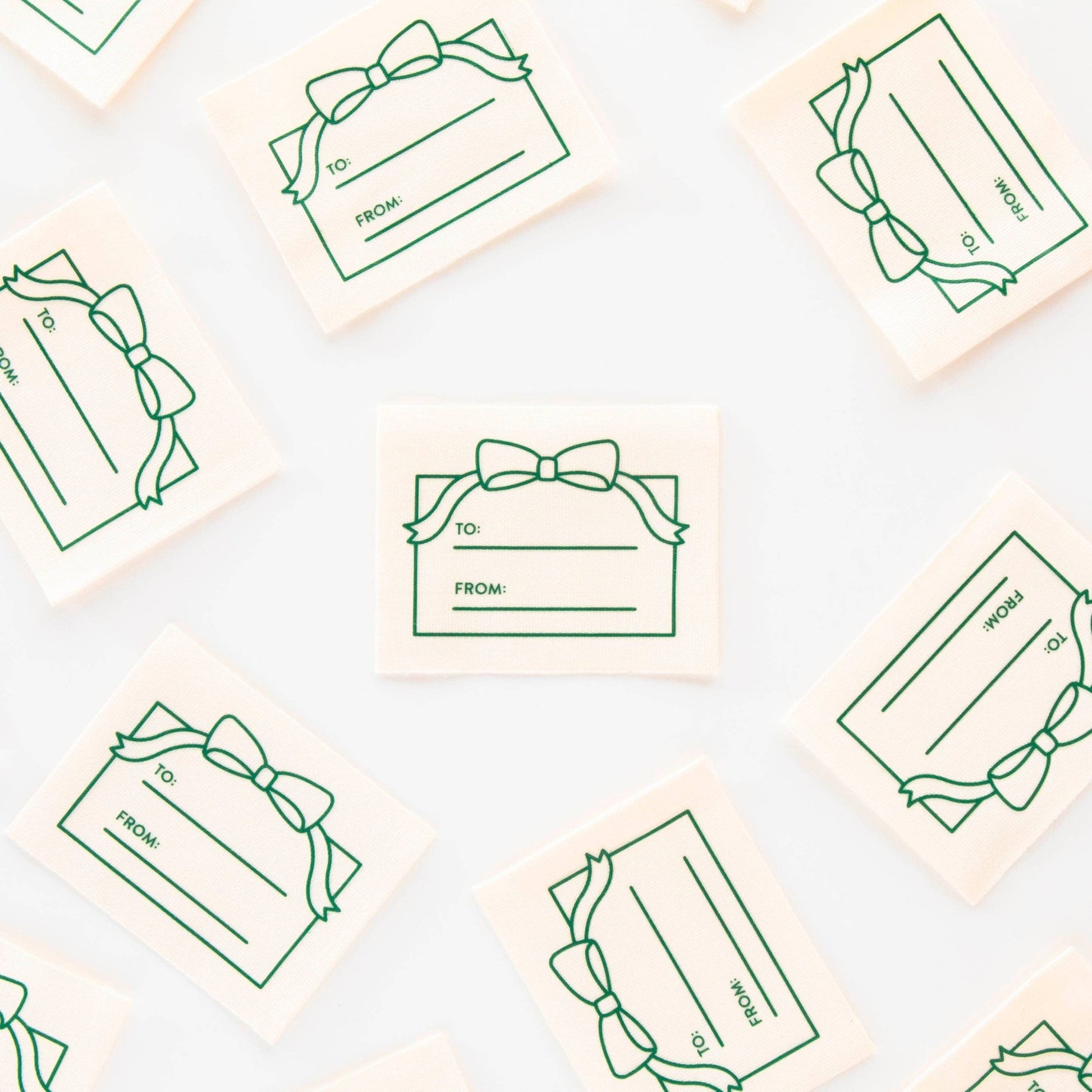 To: From: Gift Organic Cotton Write In Sewing Labels - homesewn