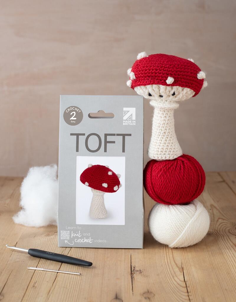 Toadstool Crochet Kit - homesewn