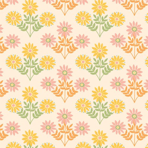 Tokenblooms - QUILTING COTTON/POPLIN - Marigold - homesewn