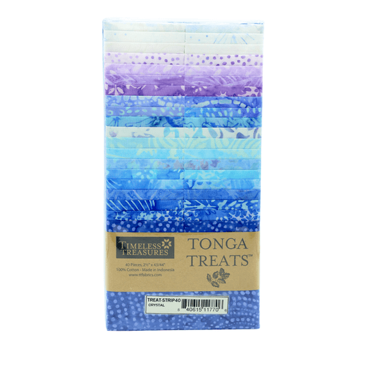 Tonga Batik Crystal Jelly Roll 2.5in Strips (40pc) - homesewn
